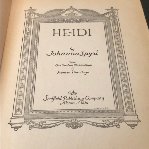 Heidi by Johanna Spyri 1924 - Picture 6 of 6